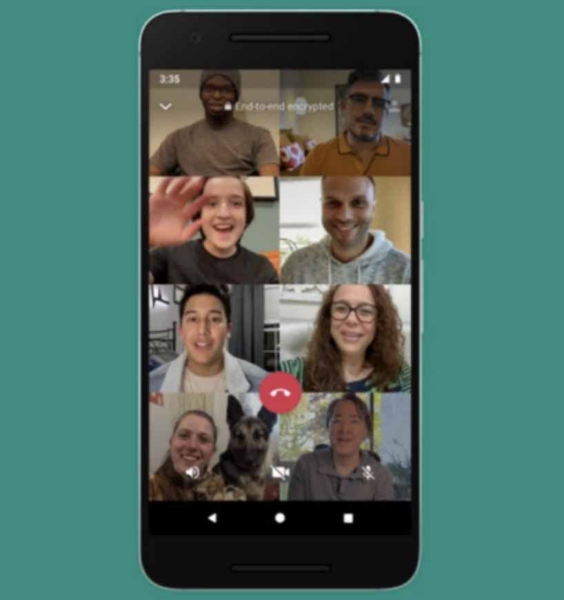 A aplicação grava chamadas de voz e vídeo do WhatsApp
